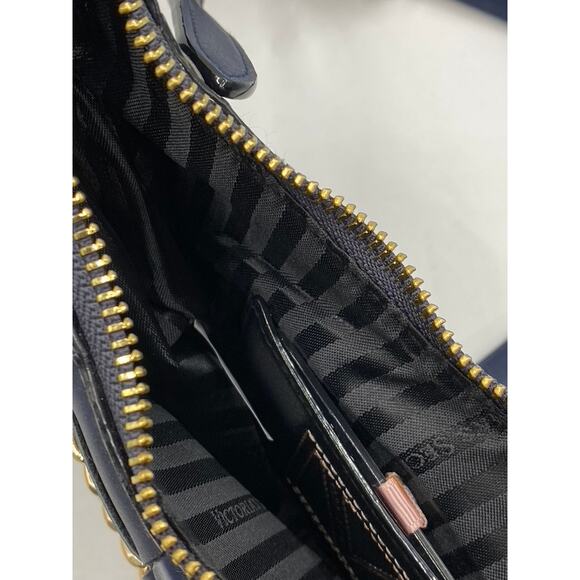 VICTORIA'S SECRET Women's Navy Blue Woven Crossbody Bag - Picture 8 of 10